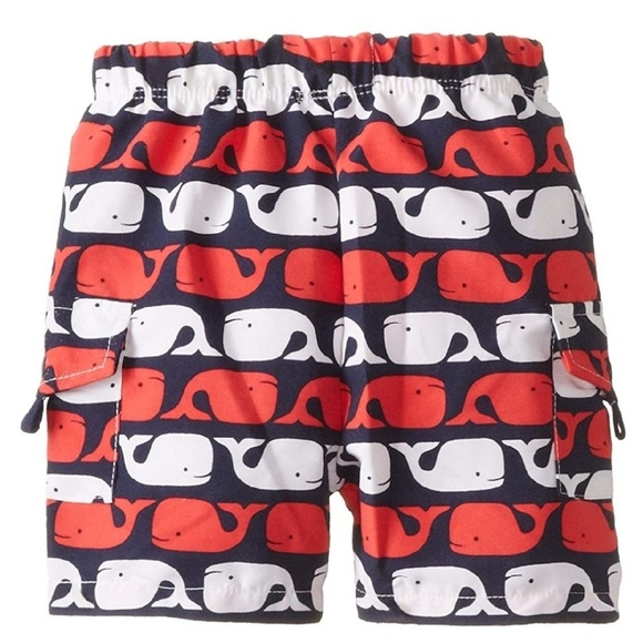 Mud Pie Baby Boys' Whale swim Trunks Baithing Suit - Picture 3 of 6